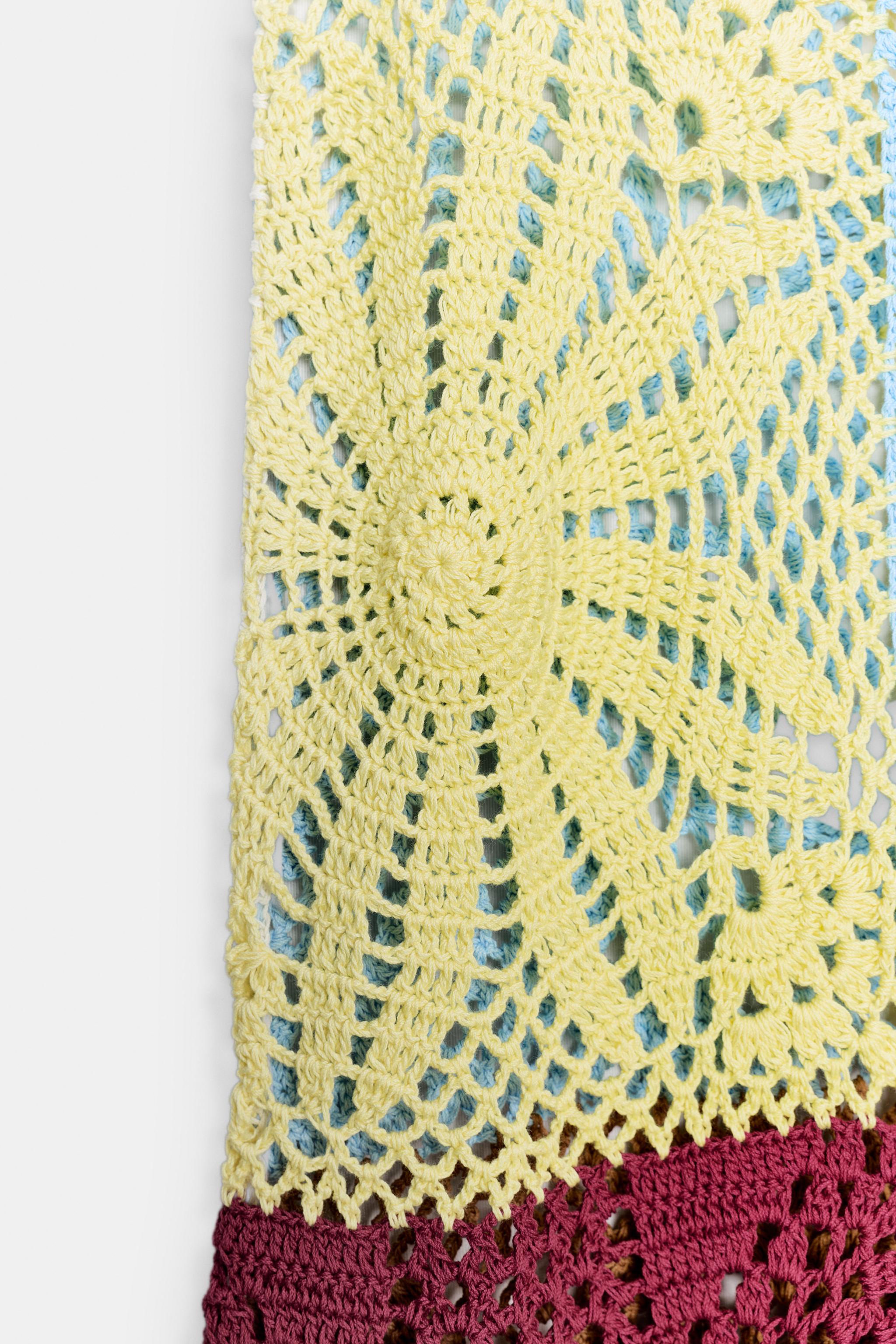 CROCHET KNIT DRESS